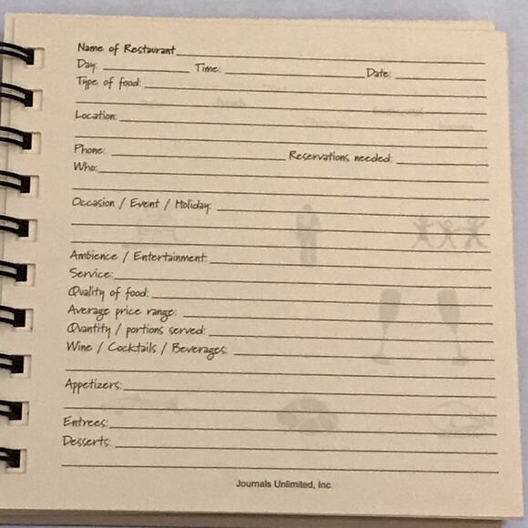 Disney Epcot food and Wine Eating Out Journal - Picture 4 of 7